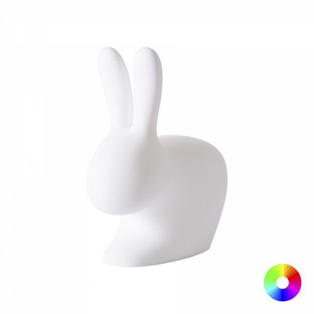Qeeboo Rabbit  lampada da tavolo xs RGB ricaricabile 
