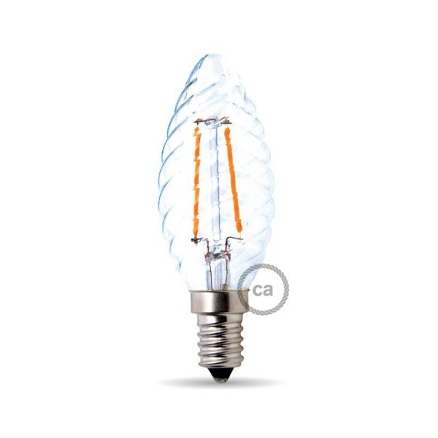 Akynite Lampadina Candela LED E14 Dimmerabile Luce Calda 2700K, 400LM, AC  230V, C35 E14 4W LED Equivalente a 40W, Lampadine Filamento LED E14  Dimmerabile per Lampadario, set di 6 : : Illuminazione